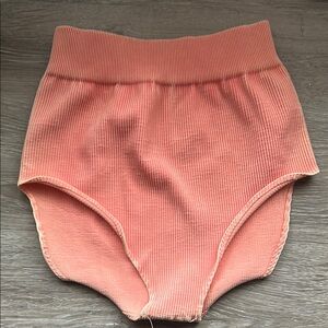 FP Movement by Free People Coral Ribbed Shorts